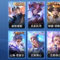  V8 1典藏 1星传说 17传说 53史诗 216皮肤 120英雄 非凡王者